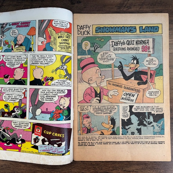 VINTAGE Warner Bros Looney Toons YOSEMITE SAM BUGS BUNNY DAFFY DUCK Comic Books - Picture 7 of 7